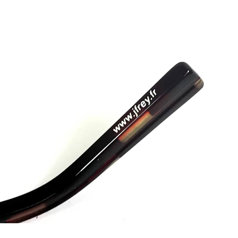 J.F. Rey Eyeglasses Frames JF2421 1035 Silver Burgundy Line 54-18.7-125